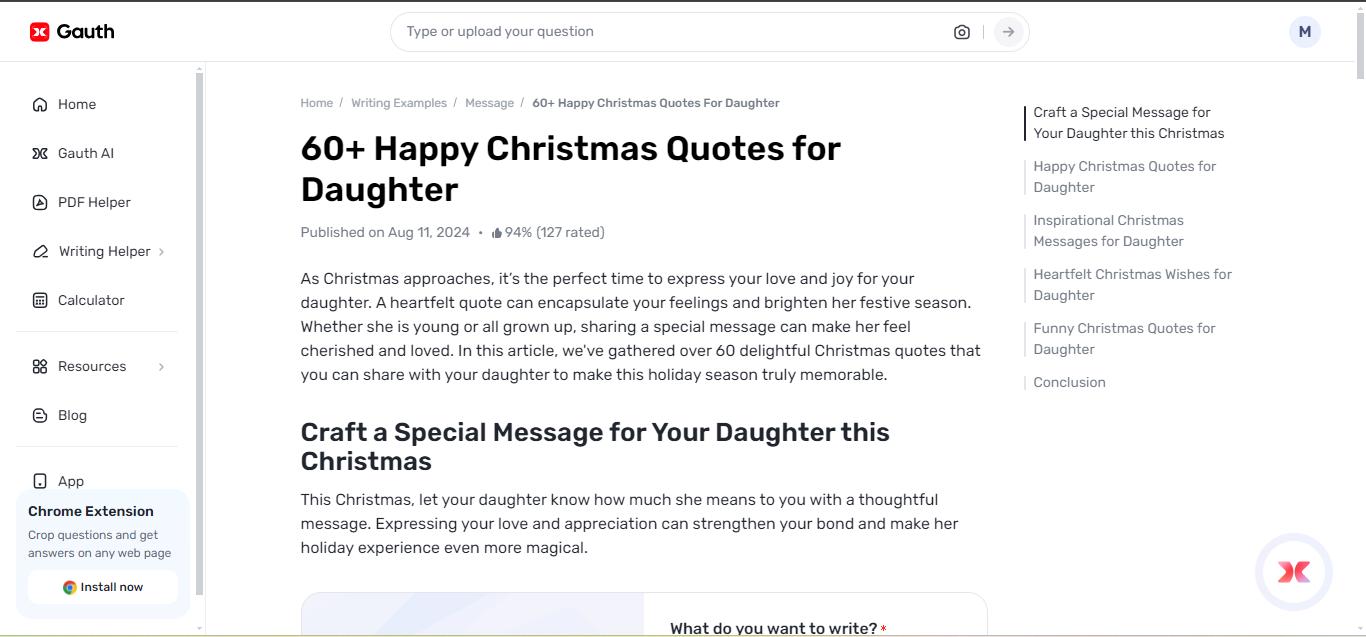 Heartwarming Christmas Daughter Quotes to Share